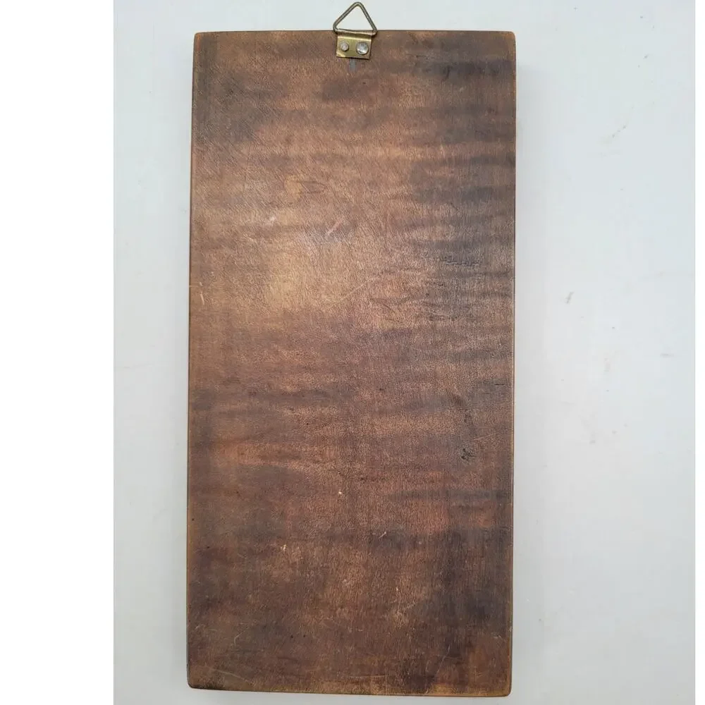 Antique‎ Wooden Cookie Mold Roman Soldier Primitive Folk Wall Decor